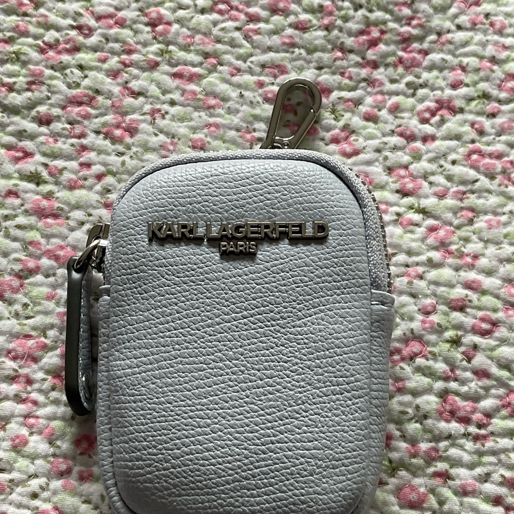 Karl Lagerfeld Paris Gray Mini Pouch
